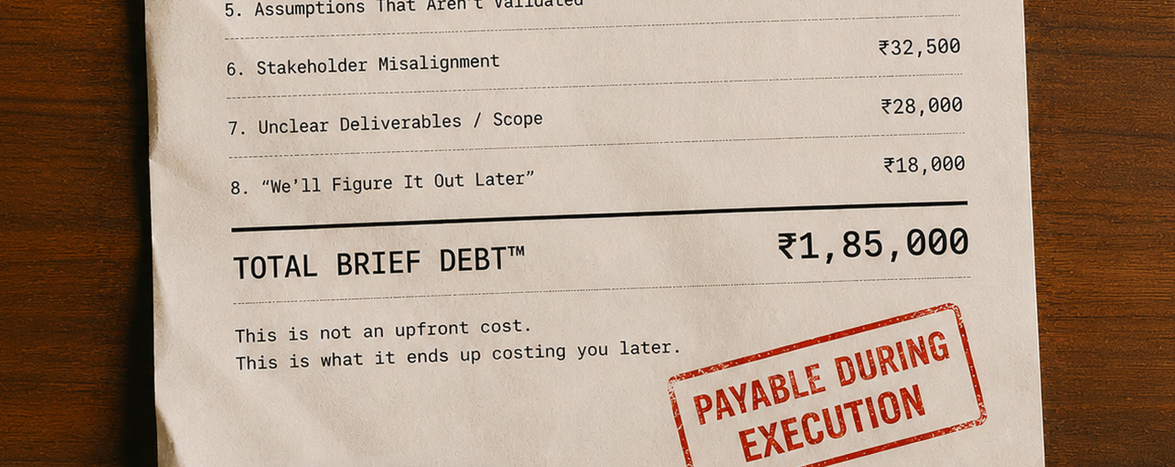 What is Brief Debt™? The hidden cost of unanswered questions